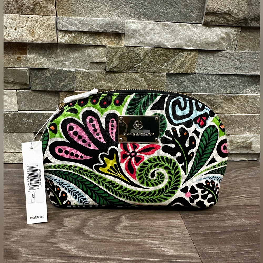 Trina Turk Cheeky Tiki Dome Cosmetic Bag